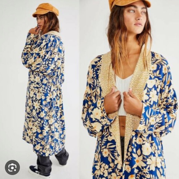 Free People Jackets & Blazers - NWT Free People Wild Nights Duster
